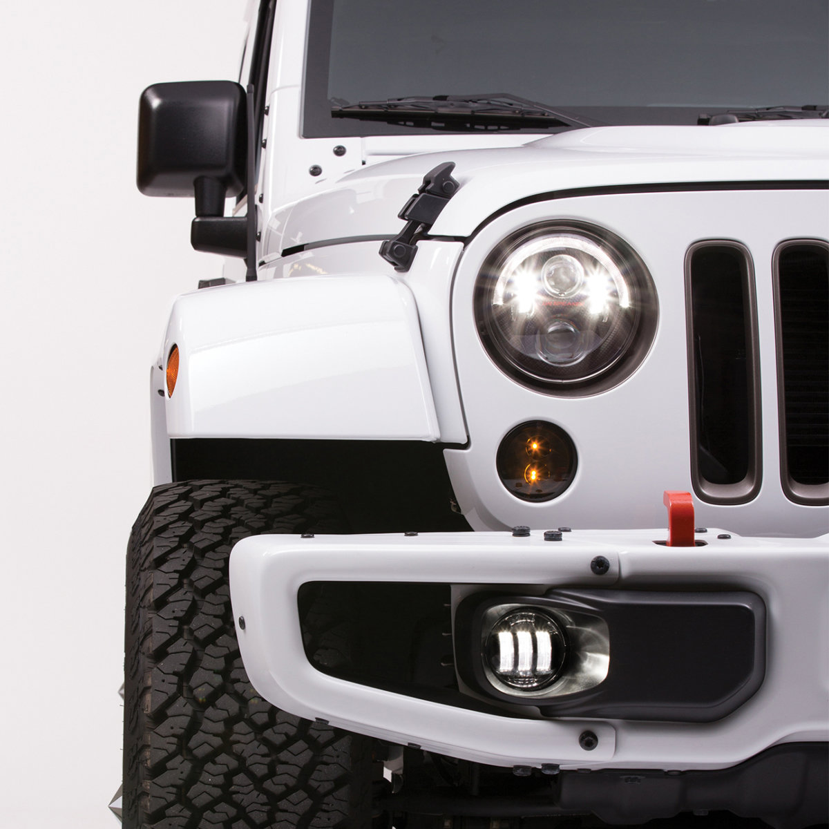 J.W. Speaker 6145 J2 Series LED Fog Lights for 1820 Jeep Wrangler JL